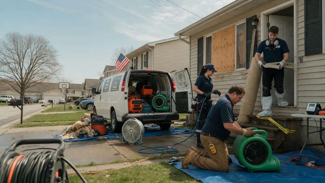 Water Damage Restoration in Evans, WV near me